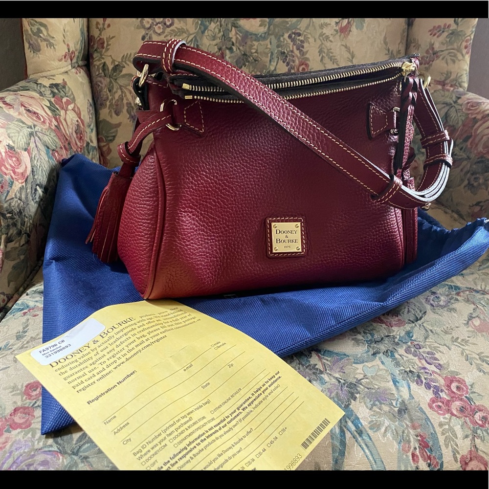 Dooney and Bourke Mini pebble grain satchel